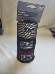Everlast Boxing, Hand Wraps – 3 Pack White, Black, Red 120 inches new unisex