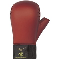 Mizuno Karate Fist Supporter Red Hand Protector Japan