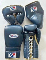 Pro Wining Style MMA Boxing Kit – Leather Gloves, FG 2900 Headgear & Groin Guard