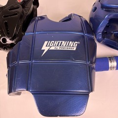 ATA Lightning Sparring Gear Kids Taekwondo Martial Arts Karate Pads Tiger Claw