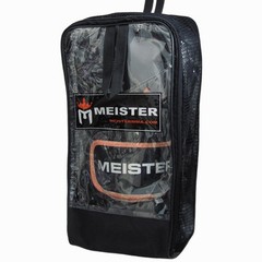 Meister Pro Boxing Gloves w/Wrist Support (Pair) 16 Ounce Black/Orange