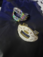 Shock Mouth Guards Holographic White Gold Lot of 2 never used.