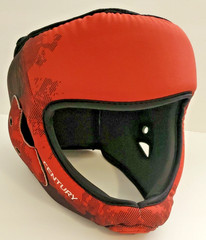 Century Open Face Headgear Size M/L Boxing MMA Protection Gear Red/Black