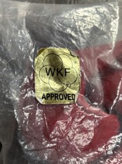 Arawaza WKF Approved Fist Gear Gloves. Red Size XS. New In Package
