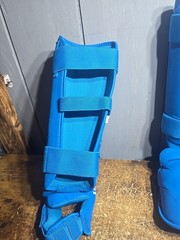 Wesing Karate Shin Blue Size XL Instep Guard WKF Karate Shin Pad