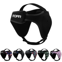 Roar BJJ Headgear MMA Grappling Ear Guard Fighting One Size, Black (Pack-1)