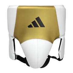 Adidas Pro Speed Boxing Groin Guard – White/Gold