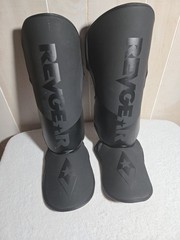 Revgear Pinnacle P4 Shin Guards Sz L Black