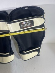FAIRTEX SP7 TWISTED SHIN PADS GUARDS WHITE MUAY THAI KICK BOXING MMA K1 – Xl