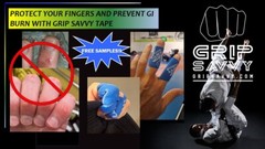 Grip Savvy Hand Tape Prevent Gi Burn BJJ Jiu Jitsu Judo Martial Arts