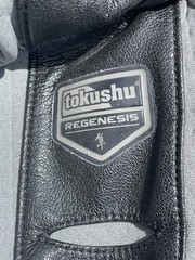 Hayabusa Tokushu Regenesis Striking Shinguards Adult L Gray Black Kickboxing MMA