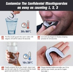 Women Men Gel Boxing Gum Shield Mouth Guard MMA Mouthpiece Teeth Rugby Grinding