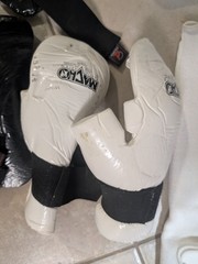 Lot of older Martial Arts Sparring Gear Youth Size Small & Medium Pads chest