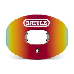 Battle Sports Prism Oxygen Football 1 Count (Pack of 1), Red / Orange