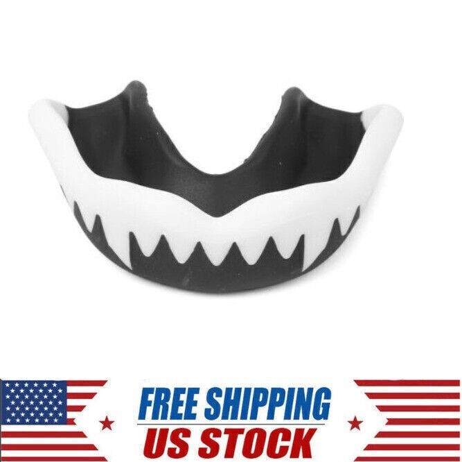 Boxing MMA Sparring Muay Thai Taekwondo Mouth Guard Mouthguard Protector USA BK