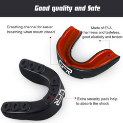 Gum Mouth Guard Shield Case Teeth Grinding Boxing MMA rugby Sports Youth Adult