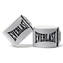 Everlast Elite 180-inch Boxing Hand Wraps for Gloves | ‎180″, White
