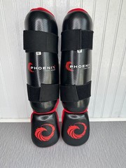 Phoenix Fight Gear Kids Champion Shinguards for MMA Kickboxing Sparring Size M