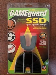 Black Mouthguard with Case from Sportsguard Laboratories Youth