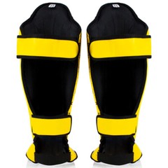 Fairtex SP5 Shin Guards Muay Thai Boxing MMA Kickboxing Martial Arts Yellow