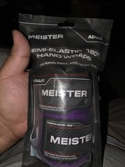 Meister 180″ Semi-Elastic Hand Wraps (Pair`)