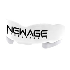 New Age Performance Sports Mouthguard, Low Profile One Size, White/Clear