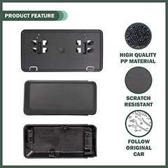 Original Front Bumper Guards Pads & Front License Plate Bumper F150 18-20