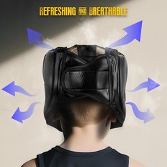 Boxing Headgear 1 Pack, Adjustable Boxing Head Gear Toys Gifts for Girls Boys He