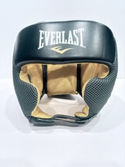 Everlast EverCool Training Boxing MMA Headgear, Adult Unisex, Black/Gray