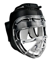 NEW – Headgear with Clear Face Shield for Karate Taekwondo MMA Sparring Training
