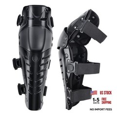 GES Motorcycle Knee Pads, Adjustable Breathable Protective Knee 1 Pair Black