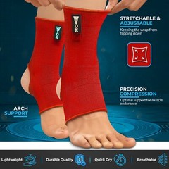 Boxing Hand Wraps Gel & Ankle Sleeves Bundle by WYOX for Training,KickBoxing GYM
