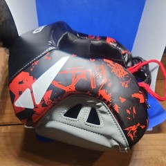 Brave Century S/M Open Face Headgear Red Black NEW (SH)