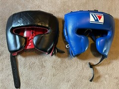 TITLE Boxing Winning-style Ko-Vert Headgear with Nose Bridge (Fly, Reyes, Rival)