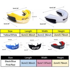 Gel Boxing Gum Shield Mouth Guard MMA Mouthpiece Teeth Rugby Grinding Sports Gym