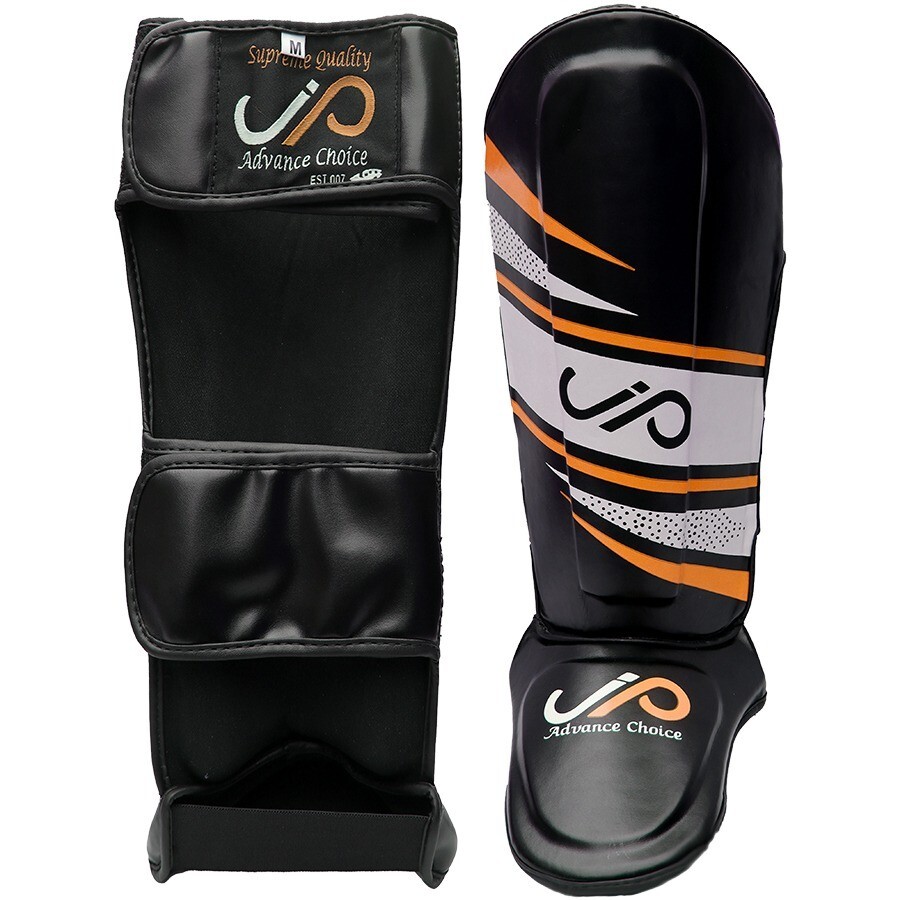 JP Shin Instep Pads MMA Leg Foot Guards Muay Thai Kick Boxing Guard Protector