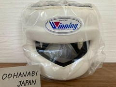 Winning FG-5000 Boxing Headgear Full Face Type Red/Black/Blue/White M/L Japan