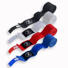 Tough Brave 4-Pack Boxing / MMA Hand Wraps – 5 m Elastic Cotton Wrist & Knuckle