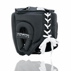 FADI A1 Pro Series Cowhide Leather Boxing Headgear Sparring L/XL Black
