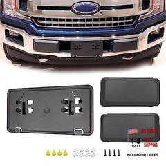 Original Front Bumper Guards Pads & Front License Plate Bumper F150 18-20
