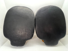 Winning Boxing Vintage Old Logo CM-20 Punching Mitt & H-1700 Headgear Set Japan