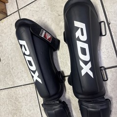 RDX SGR T1 MMA Giant Inside Shin Instep Guards Black SIZE 152-170cm MEDIUM