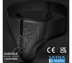 RDX Groin Protector for Boxing Muay Thai Kickboxing Medium Black