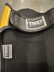 TKB Top King Boxing Shin Guards Super Star Gold Black
