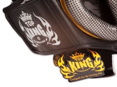 Top King Boxing Sparring Helmet Tkhgem-01sv Empower Creativity Black/Silver