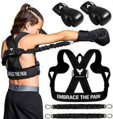 Elite Sports Kids Boxing Harness with 6oz Gloves – Adjustable Resistance B