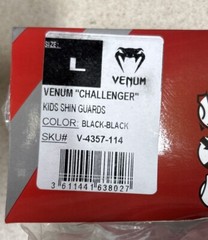Venum Challenger Kids Shin Guards Size Large