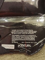 Century Pad Set Helmet/Shin Pads (Adult M/L) & Foot (5/6) & Hand Pads (S)