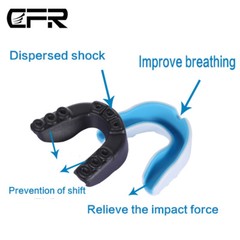 Gel Gum Shield Mouth Guard Case Teeth Grinding Boxing MMA Sports for Kids/Adults
