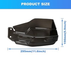 Extensions Handguards Deflectors for Pan America 1250 20-23, Smoked Tinted